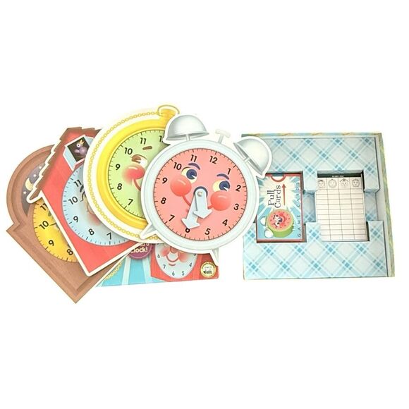 eeBoo Time Telling Kids Educational Clock Game. 2-4 Players. - Picture 5 of 7